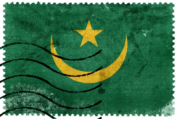 Mauritania Bandera - sello postal antiguo —  Fotos de Stock