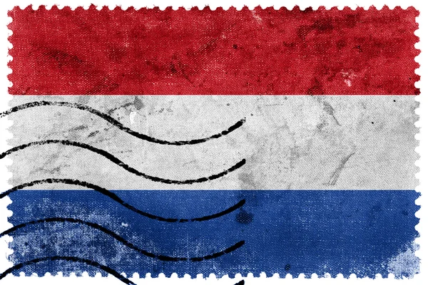 Bandera de los Países Bajos - sello postal antiguo — Foto de Stock