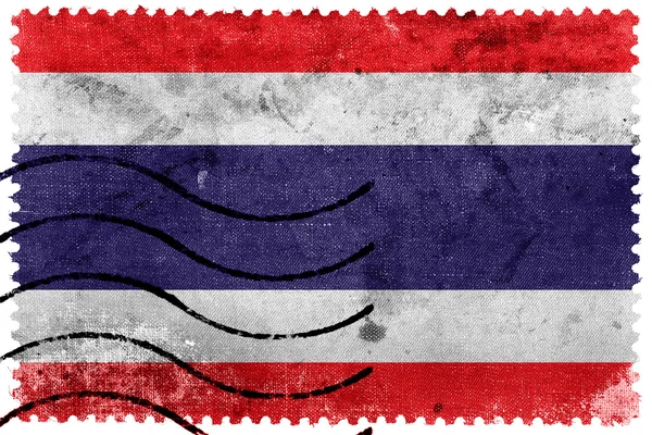 Bandera de Tailandia - sello postal antiguo —  Fotos de Stock