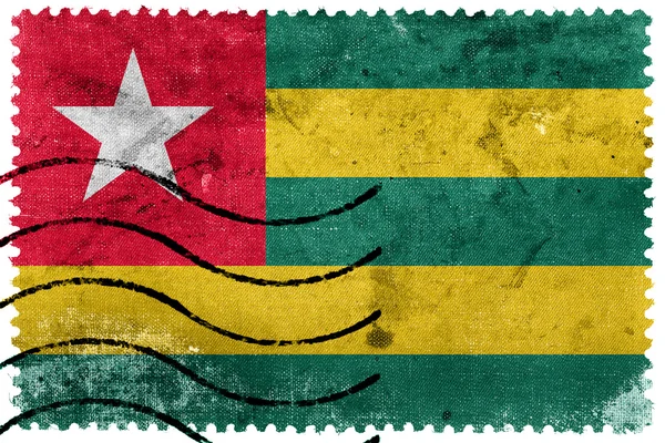 Togo Drapeau - timbre-poste ancien — Photo