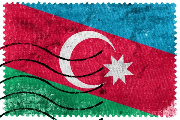 Flaga Azerbejdżanu - stary znaczek — Zdjęcie stockowe