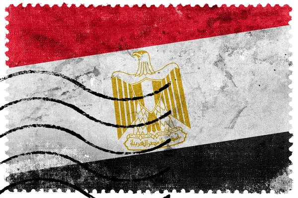 Egypte Flag - oude postzegel — Stockfoto