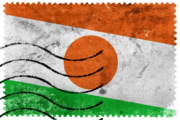 Niger Flag - old postage stamp — Stock Photo, Image