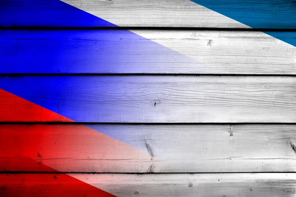 Russia Flag Wood Background — Stock Photo, Image