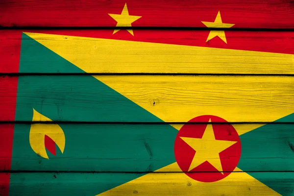 Grenada vlajka na pozadí — Stock fotografie