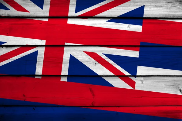 Флаг Гавайев на деревянном фоне — стоковое фото