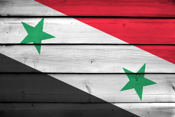 Vlajka Sýrie na pozadí — Stock fotografie