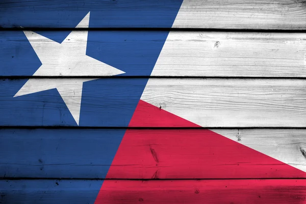 Texas State Flag on wood background — Stock Photo, Image