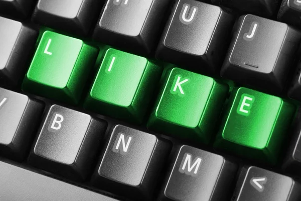 Word like written with keyboard buttons — Stock Photo, Image