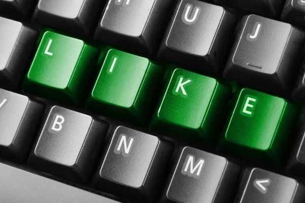 Word like written with keyboard buttons — Stock Photo, Image