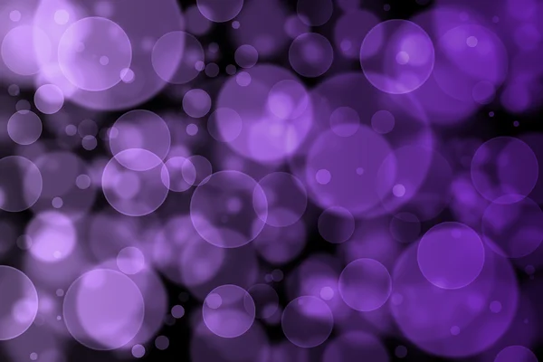 紫色散景抽象光背景 — 图库照片