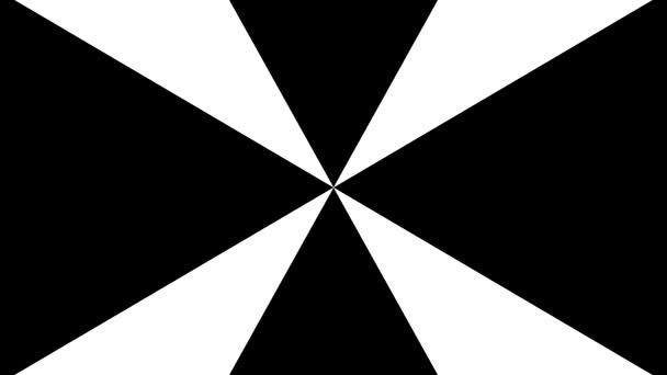 Gráficos de movimiento abstractos y fondo animado con tiras blancas y negras. Animación de bucle sin costuras — Vídeos de Stock