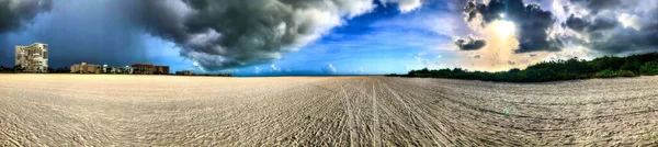 Zachód Słońca Plaży Tigertail Wyspie San Marco Florydzie — Zdjęcie stockowe