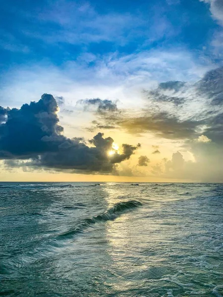 Kaplankuyruğu Sahili Nde Gün Batımı San Marco Adası Florida — Stok fotoğraf