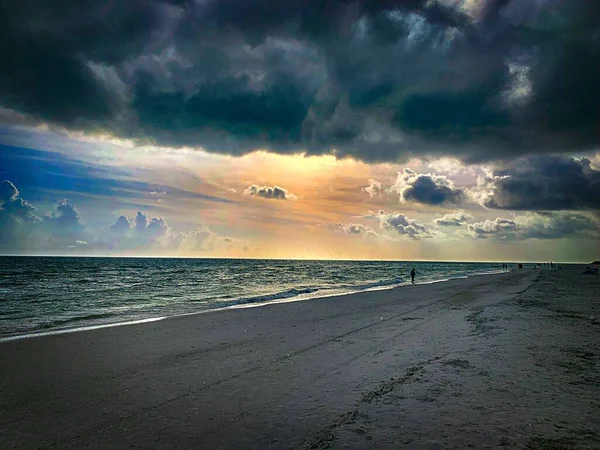 Sunset Tigertail Beach San Marco Island Florida — Stock Fotó