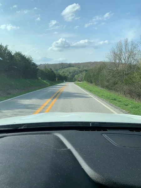 Highway Arkansas Landsbygd — Stockfoto