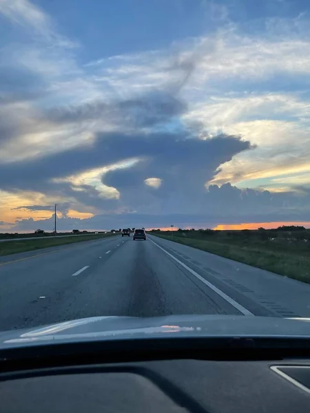 Regenwolken Sumpf Louisiana Während Des Hurrikans — Stockfoto