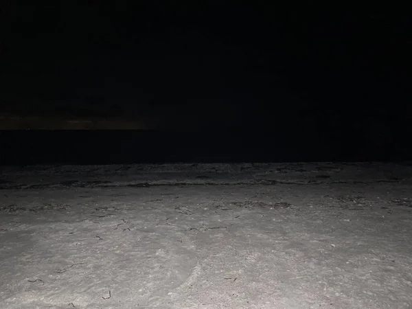 Night Shore Ocean Beach — Stock Photo, Image