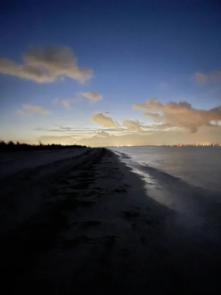 Morgendämmerung Strand Von Sanibel Island — Stockfoto