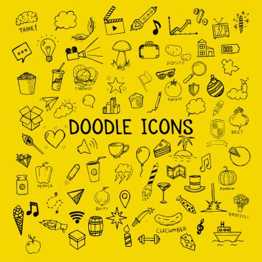 doodle simgeler kümesi