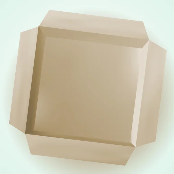 Cardboard isolated box — Stock Vector