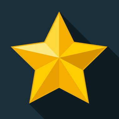 Sarı altın yıldız