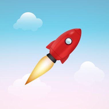 Uzayda gerçekçi roket