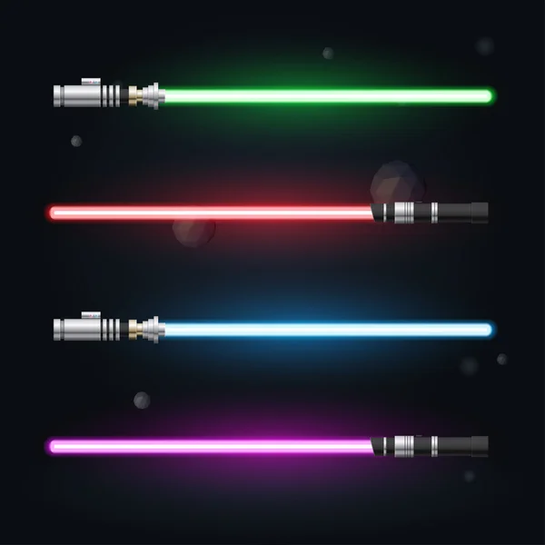 Star wars swords — Stock Vector