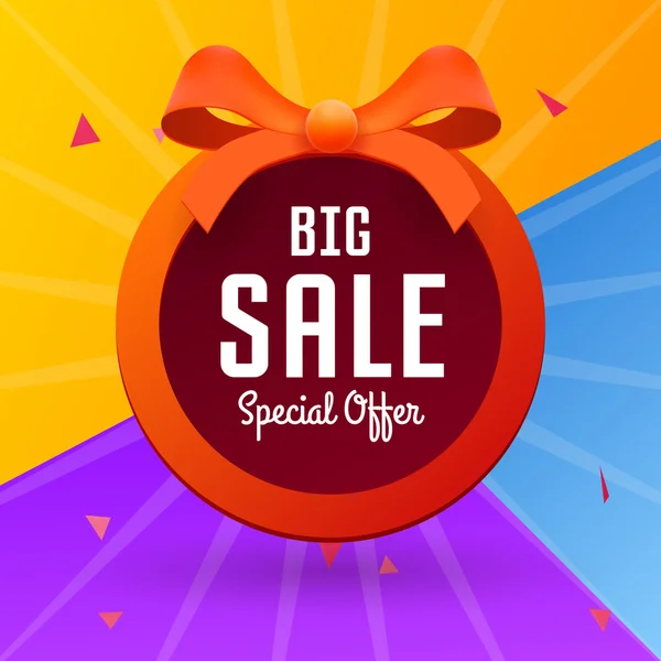 Big sale banner — Stock Vector