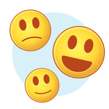 Emoji mavi kümesi