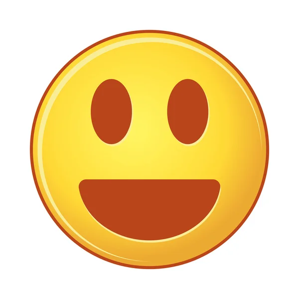 Emoji lachende emoticon — Stockvector