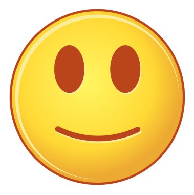 mutlu emoji illüstrasyon