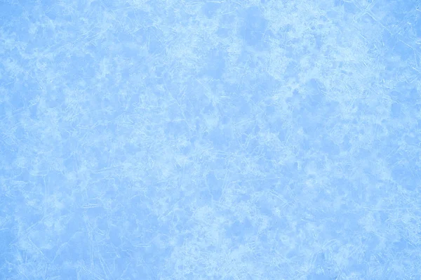 Fundo Festivo Luminoso Gelo Azul Com Padrão Gelo Branco Com — Fotografia de Stock