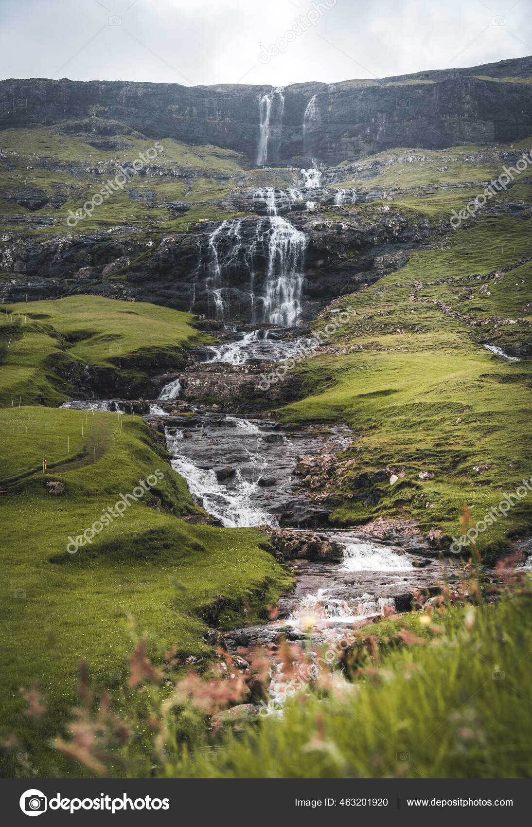 Living Water, Moss Waterfall - Faroe Islands