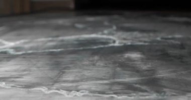 Dekoratif alçı gri mermerin detaylı yakın çekim yüzeyi