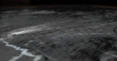 Dekoratif alçı gri mermerin detaylı yakın çekim yüzeyi