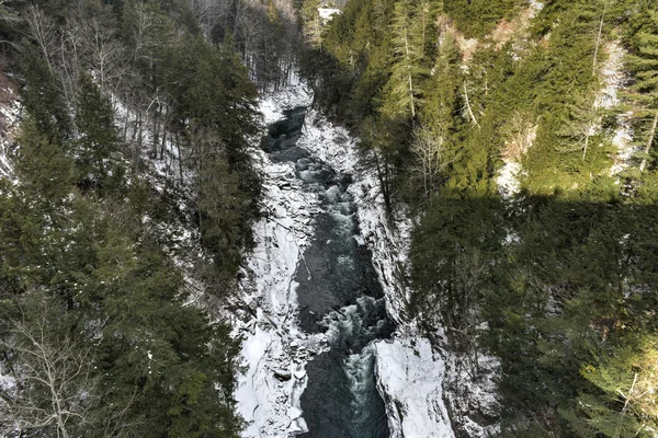 Rzeka Quechee - Vermont — Zdjęcie stockowe