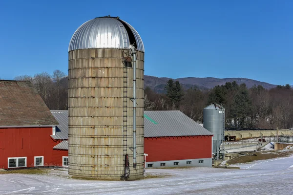 Grain Store byggnad - Vermont — Stockfoto