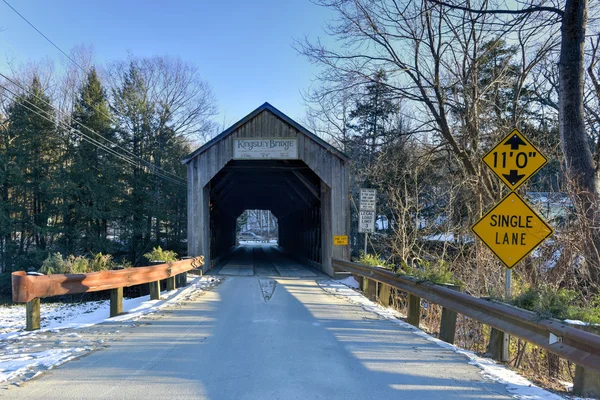 Vermont overdekt bruggetje — Stockfoto