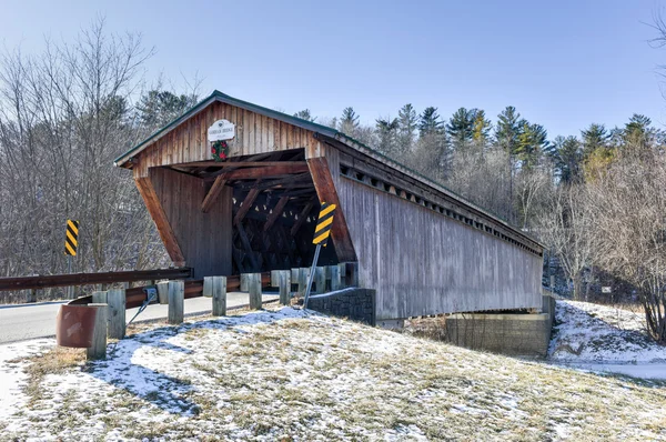 Vermont kapalı köprü — Stok fotoğraf