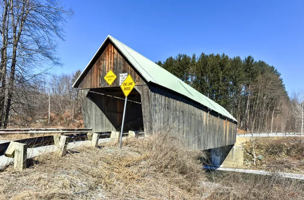 Vermont kapalı köprü — Stok fotoğraf