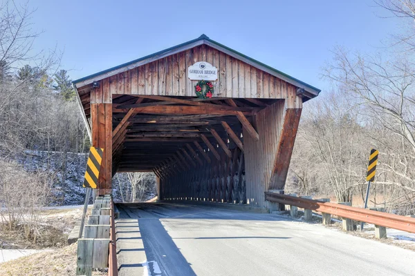 Vermont kapalı köprü — Stok fotoğraf