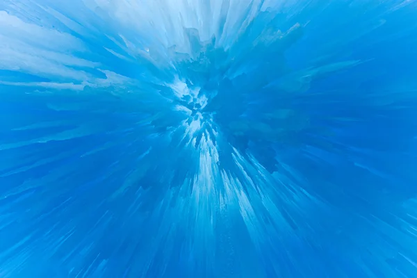 Translucent Blue Ice Castle — Stock Photo, Image