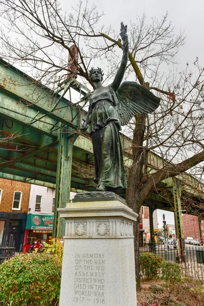 Freedom Triangle - Brooklyn, New York – stockfoto