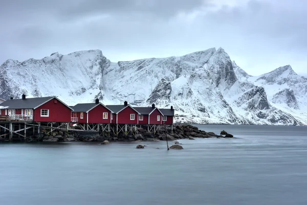 Hamnoy-罗弗敦岛挪威 — 图库照片