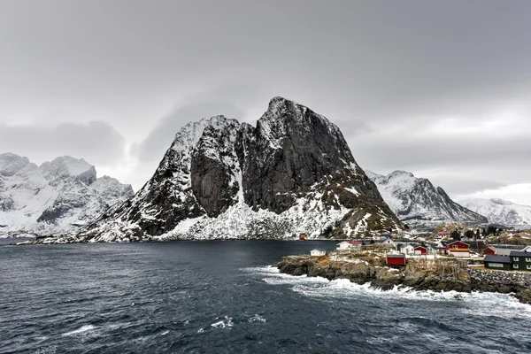 Хамной - остров Лофлин, Норвегия — стоковое фото