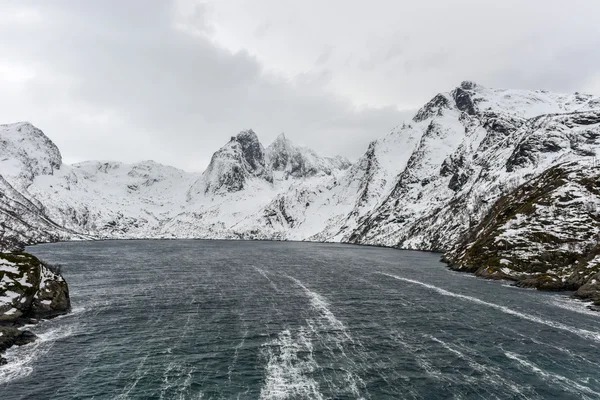 Reine, erhabene Inseln, Norwegen — Stockfoto