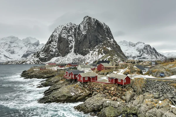 Hamnoy - Isola di Lofoten, Norvegia — Foto Stock