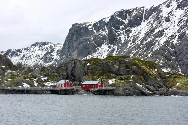 Nusfjord, Lofoten Adası, Norveç — Stok fotoğraf