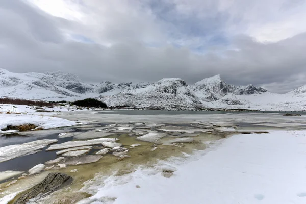 Flakstadoya - lofoten Inseln, Norwegen — Stockfoto